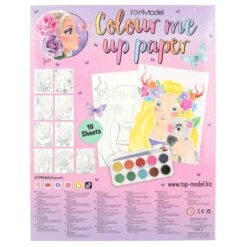 Depesche 11487 TOPModel Colour Me Up Paper Aquarell-Papier Mit Wasserfarbenkasten -Spielwarenladen 0011487 0011487 11487 6 image zoom