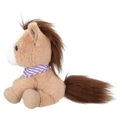 Depesche 12449 SNUKIS Pferd Bella Hellbraun Mit Halstuch 18cm Plüsch Kuscheltier -Spielwarenladen 0012449 0012449 12449 5 image zoom
