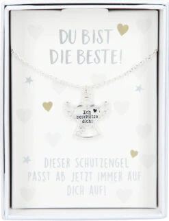 Depesche 11739 _009 Schutzengel Kette +Geschenkbox - Du Bist Die Beste!