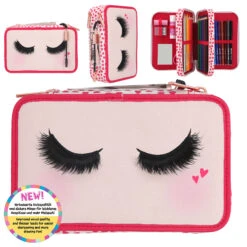 Depesche 11481 TOPModel 3-Fach Federtasche BEAUTY GIRL Schlafaugen Wimpern 21 Depesche 11481 TOPModel 3-Fach Federtasche BEAUTY GIRL Schlafaugen Wimpern -Spielwarenladen 11481 01