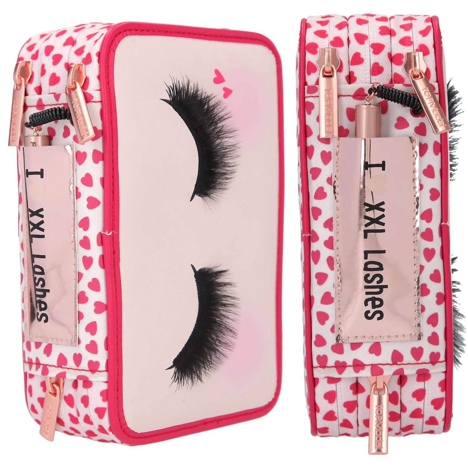 Depesche 11481 TOPModel 3-Fach Federtasche BEAUTY GIRL Schlafaugen Wimpern 3 Depesche 11481 TOPModel 3-Fach Federtasche BEAUTY GIRL Schlafaugen Wimpern