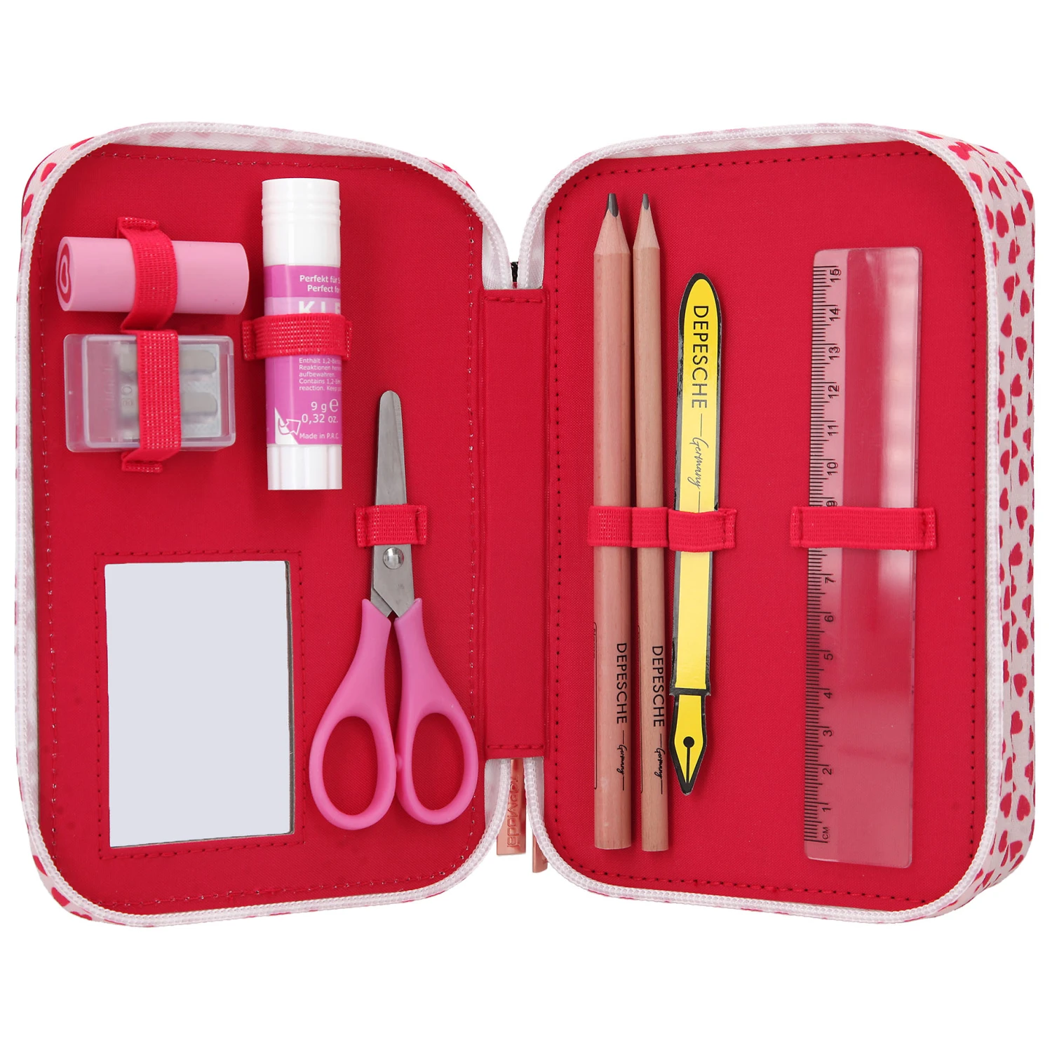 Depesche 11481 TOPModel 3-Fach Federtasche BEAUTY GIRL Schlafaugen Wimpern 9 Depesche 11481 TOPModel 3-Fach Federtasche BEAUTY GIRL Schlafaugen Wimpern – Bild 7