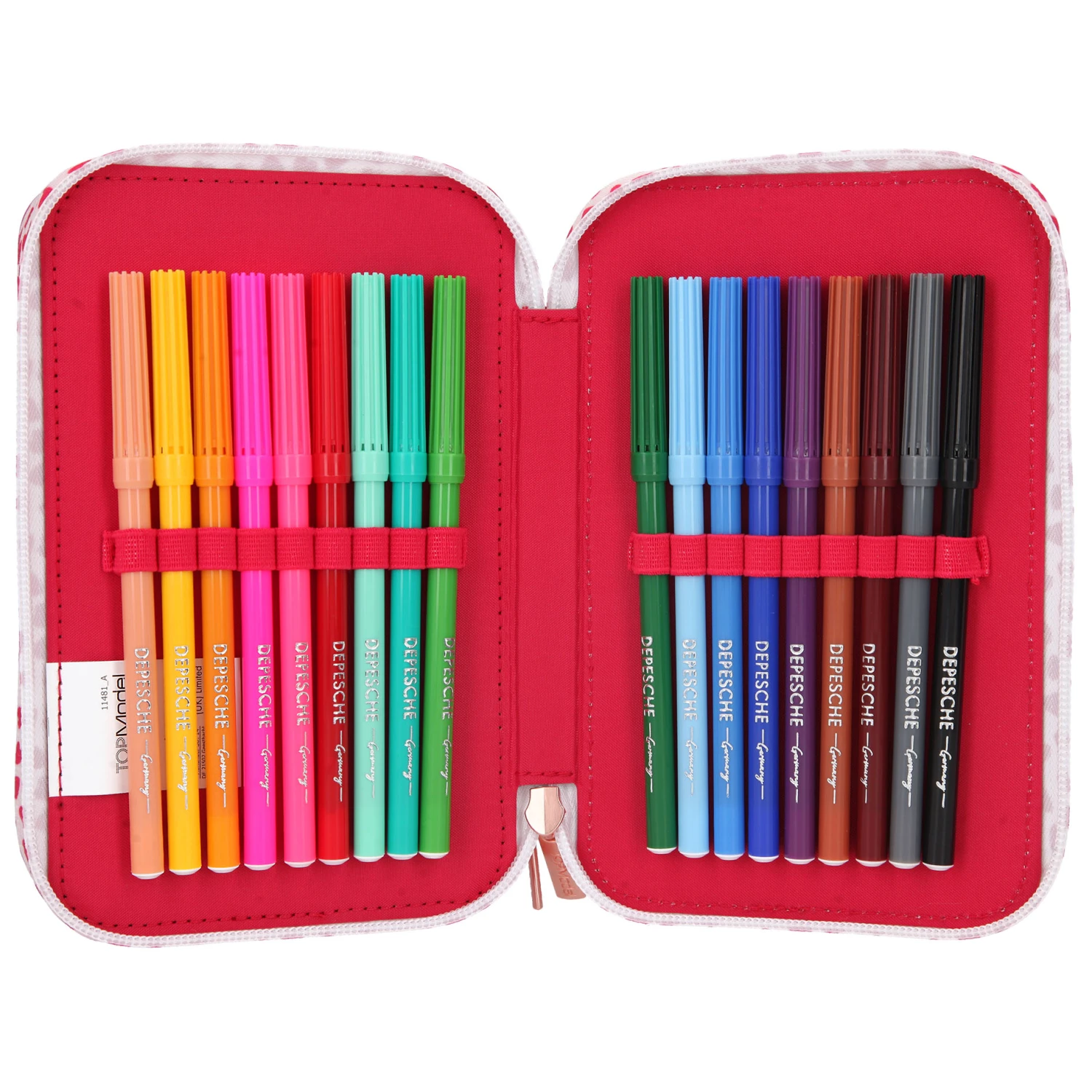 Depesche 11481 TOPModel 3-Fach Federtasche BEAUTY GIRL Schlafaugen Wimpern 7 Depesche 11481 TOPModel 3-Fach Federtasche BEAUTY GIRL Schlafaugen Wimpern – Bild 5