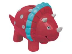 Bb Klostermann Keramikspardose Mit Gummiverschluss 20707 Roter Dinosaurier