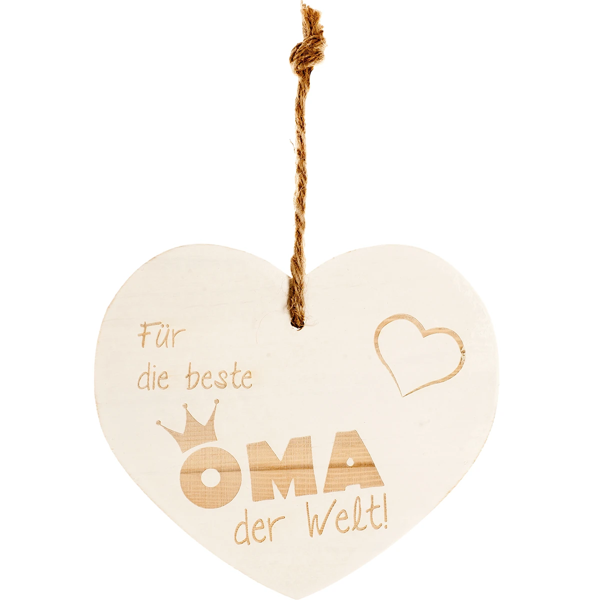 Vintage-Herz Aus Holz "Für Die Beste Oma Der Welt" 21122 3 Vintage-Herz Aus Holz "Für Die Beste Oma Der Welt" 21122