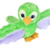 Wild Republic 21678 Huggers Plüschtier Mit Schnapparmband 20cm - Grüner Papagei -Spielwarenladen 21678