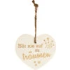 Kleines Vintage-Herz Aus Holz "Hör Nie Auf Zu Träumen" 24004 -Spielwarenladen 24004