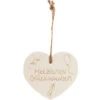 Kleines Vintage-Herz Aus Holz "Herzlichen Glückwunsch" 24017 -Spielwarenladen 24017