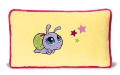 Nici 36460 Kissen Schnecke Lila Rechteckig 43x25cm Plüsch Sweet Hearts