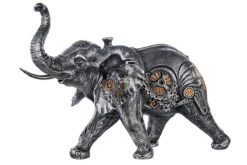 Gilde 37041 Steampunk Figur Elefant 28cm Elephant Dekoration -Spielwarenladen 37041 1 10 4