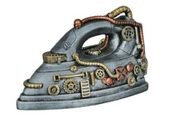 Gilde 37153 Steampunk Buchstütze Bügeleisen 24cm Dekoration -Spielwarenladen 37153 1 10