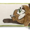 Nici 37732 Kissen Faultier Howard 43x25cm Plüsch Mit Applikation Wild Friends -Spielwarenladen 37732 me