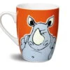 Nici 39223 Tasse Nashorn "´n Scheiss Muss Ich" Porzellan Kaffeetasse Teetasse Wild Friends -Spielwarenladen 39223b 2048x1819