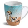 Nici 41446 Porzellantasse Erdmännchen Meerkat Kaffeetasse Teetasse Fancy Mug