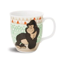 Nici 41714 Tasse Gorilla Torben, Elefant El-Frido, Chamäleon Porzellan 9,5x10cm -Spielwarenladen 41714 HA FR 01 2048x1931
