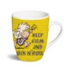 Nici 41769 Porzellantasse Schaf Keep Calm And Rock N Roll Kaffeetasse Teetasse -Spielwarenladen 41769