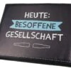 Gilde Bierkasten Sitzkissen "Besoffene Gesellschaft" 44x34cm Sitzpolster Schwarz 42994 -Spielwarenladen 42994 2
