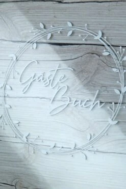 Gilde 44068 Gästebuch Rechteckig Naturfarben Mit 55 Holzscheiben Zum Beschriften -Spielwarenladen 44068 2 9 10