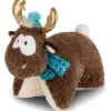 Nici 44127 Kuscheltier-Kissen 2-in-1 Rentier Reny Heart 40x30cm Plüsch Winter -Spielwarenladen 44127 01 HA Frei me