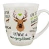 Gilde 44946 Jumbo-Tasse "Wild & Ungezähmt" Mit Sprüchen Ca. 400ml Porzellan -Spielwarenladen 44946 1 1