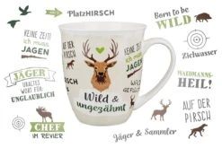 Gilde 44946 Jumbo-Tasse "Wild & Ungezähmt" Mit Sprüchen Ca. 400ml Porzellan -Spielwarenladen 44946 4 1