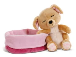 Nici 45374 Sleeping Puppies Schlafendes Hundebaby Im Körbchen 16cm Karamell -Spielwarenladen 45374 03 ZA Frei 2048x1536