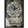 Gilde 46426 Steampunk Metall Glas Wanduhr Ca. 40cm Dekoration -Spielwarenladen 46426 1