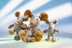 Schaffer 4752 Plüsch Maus Eddi Ca 26cm -Spielwarenladen 4750eddi1