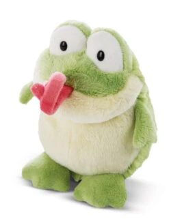 Nici 47613 Frosch Mit Biegbarer Zunge Sitzend 17cm Plüsch Classic Bear GREEN