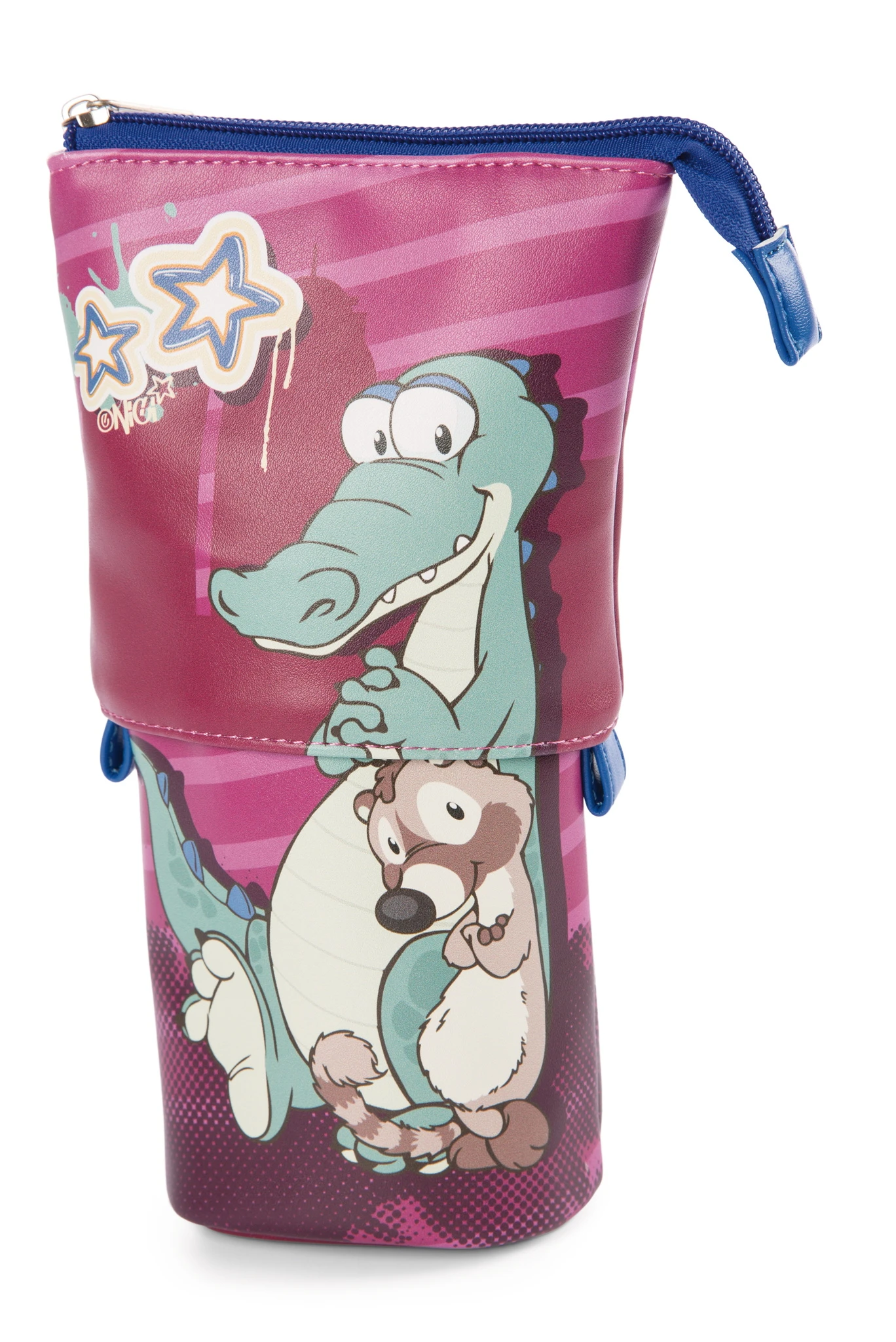 Nici 47984 Mäppchen Schlamper Verstellbar Krokodil & Nilpferd Wild Friends GREEN 5 Nici 47984 Mäppchen Schlamper Verstellbar Krokodil & Nilpferd Wild Friends GREEN – Bild 3