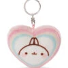 Nici 48221 Schlüsselanhänger Herzförmig Molang Regenbogen 8cm Plüsch Kawaii -Spielwarenladen 48221 01 HA Frei