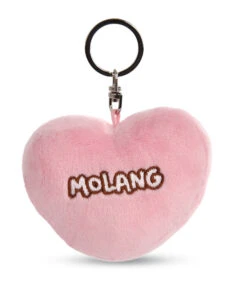 Nici 48221 Schlüsselanhänger Herzförmig Molang Regenbogen 8cm Plüsch Kawaii -Spielwarenladen 48221 04 ZA Frei