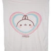 Nici 48229 Kuscheldecke Molang Mit Regenbogenherz 140x175cm Plüsch Kawaii -Spielwarenladen 48229 01 HA Frei