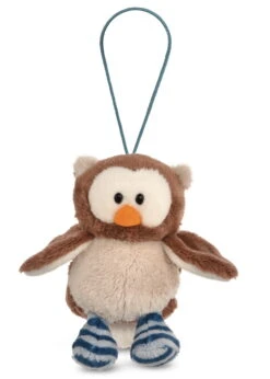 Nici 48931 Wendekuscheltier Eule Oscar Im Nest Blau 12cm Mit Loop Wendeplüsch -Spielwarenladen 48930 03 ZA Weiss 1461x2048