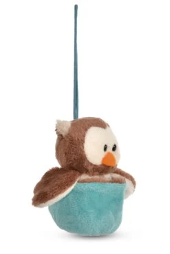 Nici 48931 Wendekuscheltier Eule Oscar Im Nest Blau 12cm Mit Loop Wendeplüsch -Spielwarenladen 48930 05 ZA Weiss 1372x2048