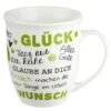 Gilde 49630 Jumbo-Tasse "GLÜCK" Mit Guten Wünschen Ca 400ml Porzellan -Spielwarenladen 49630 2 5