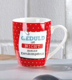 Gilde 49824 Keramik Tasse "Geduld Ist Nicht Meine Kernkompetenz" Ca. 360ml -Spielwarenladen 49824 3 3