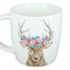 Gilde 49996 Porzellan Tasse "Hirsch Mit Blumenkranz" Ca. 380ml -Spielwarenladen 49996 2 9 1