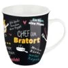 Gilde 50561 Jumbo-Tasse "Chef Am Bratort" Ca 400ml Porzellan Schwarz -Spielwarenladen 50561 2 1