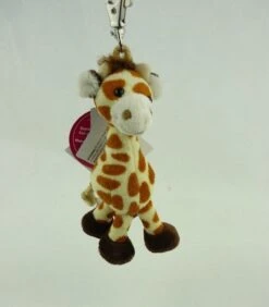 Schaffer 0167 Schlüsselanhänger Plüsch Giraffe Wahia Ca 11cm