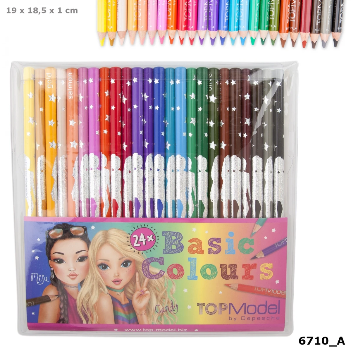 Depesche 6710 TOPModel Buntstift-Set 24 Farben Basisfarben Malstifte 3 Depesche 6710 TOPModel Buntstift-Set 24 Farben Basisfarben Malstifte