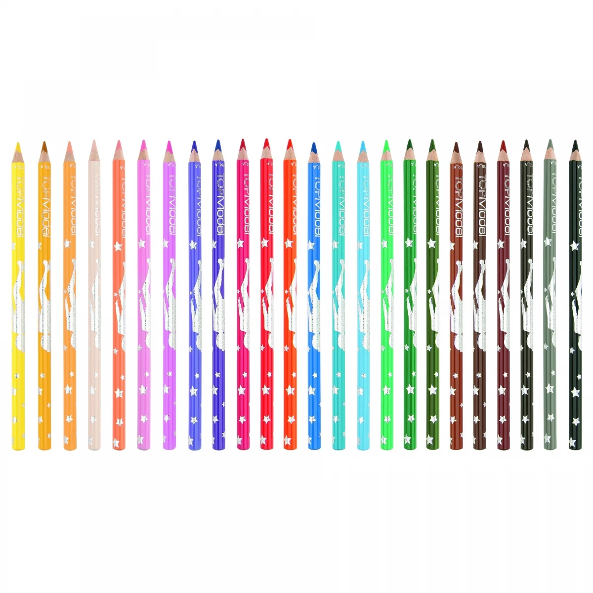 Depesche 6710 TOPModel Buntstift-Set 24 Farben Basisfarben Malstifte 4 Depesche 6710 TOPModel Buntstift-Set 24 Farben Basisfarben Malstifte – Bild 2