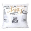 Hergo Sofahelden Kissen Mit Taschen 43x43cm - Partykissen 8810 -Spielwarenladen 8810
