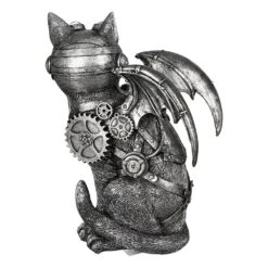 Gilde 89352 Steampunk Figur Flug Katze Mit Flügeln Ca. 24cm Dekoration -Spielwarenladen 89352 3 1