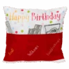 Hergo Sofahelden Kissen Mit Taschen 43x43cm - Happy Birthday Rot 8976 -Spielwarenladen 8976 klein