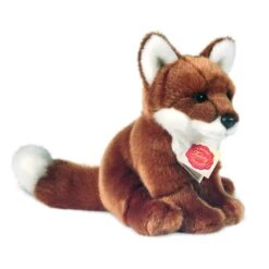 Teddy Hermann 90321 Fuchs Plüsch Sitzend Rotbraun Kuscheltier Ca. 20cm