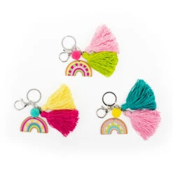 Trendhaus 954756 GOOD FEELINGS Schlüsselanhänger Regenbogen Grün - Rosa -Spielwarenladen 954756 e GOOD FEELINGS SA Regenbogen