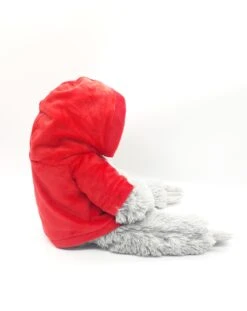 Faultier Sloth Mit Rotem Hoodie Be Mine Plüsch Kuscheltier Liebe 30cm -Spielwarenladen Faultier Sloth mit rotem Hoodie I Love You Pluesch Kuscheltier Liebe 25cm 1