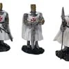 Ritter-Set 3x Figuren Weiss/Rot Mit Schild, Schwert Und Speer MC36129 Set B -Spielwarenladen MC36129 Kopie Kopie