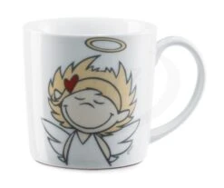 Nici 28311 Tasse Engel Engelchen Porzellan Ca 8cm Devil & Angel Kaffeetasse -Spielwarenladen N28311